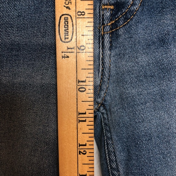 Re/Done Levis Blue Jeans Women, Size 26, Blue-Medium 2, 90s High Rise Ankle Crop - Picture 11 of 13